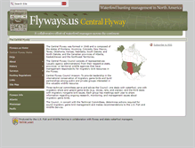 Tablet Screenshot of central.flyways.us